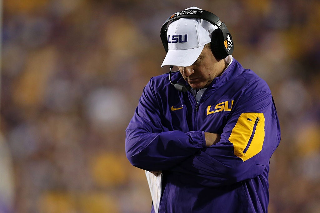 LSU coach Les Miles